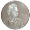 Alfons Mucha emlékérem - ezüst, festett