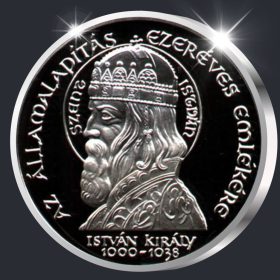 Államalapítás 1000 éves emlékére - ezüst