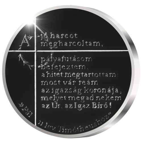 Árpád fejedelem - ezüstözött bronz
