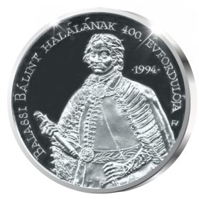 Balassi Bálint - ezüstözött bronz