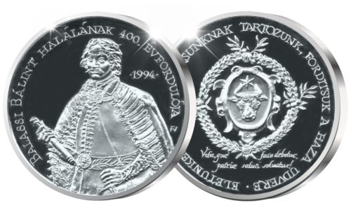 Balassi Bálint - ezüstözött bronz