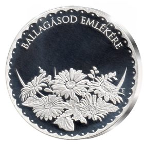 Ballagásodra emlékérem - ezüstözött bronz