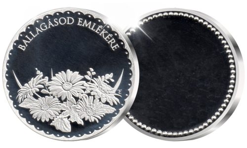 Ballagásodra emlékérem - ezüstözött bronz