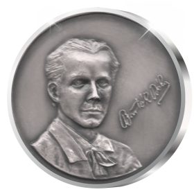 Bartók Béla - ezüstözött bronz