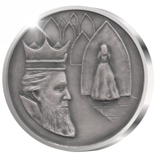 Bartók Béla - ezüstözött bronz