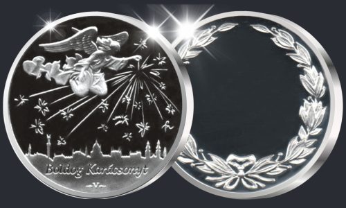 Boldog Karácsonyt! Budapest - ezüst