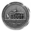 Budapest Epreskert - ezüstözött bronz