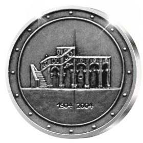 Budapest Epreskert - ezüstözött bronz