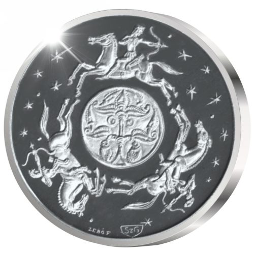 Géza fejedelem halálának 1000. évfordulójára - ezüstözött bronz