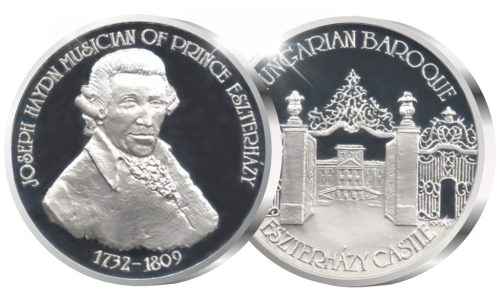 Joseph Haydn - Eszterházy Kastély - ezüstözött bronz