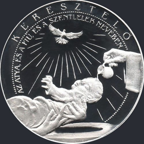 Keresztelő (gyermek) - ezüst