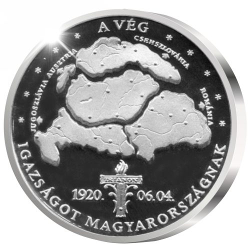A Kezdet és a vég - ezüstözött bronz