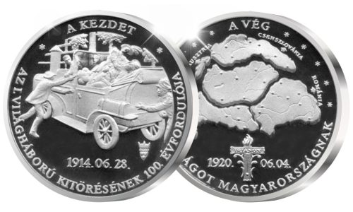 A Kezdet és a vég - ezüstözött bronz
