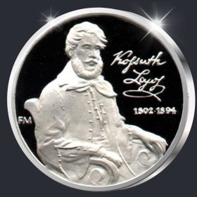 Kossuth Lajos - ezüst