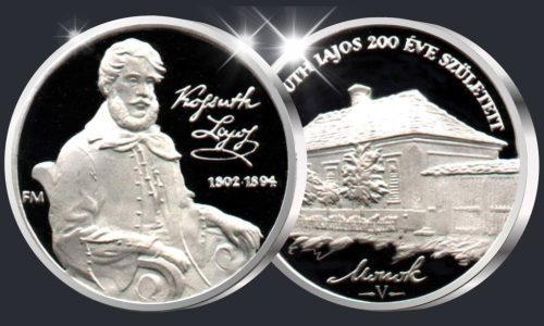 Kossuth Lajos - ezüst