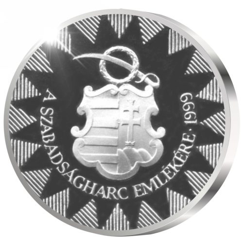 Kossuth 1849 A Szabadságharc emlékére - ezüstözött bronz