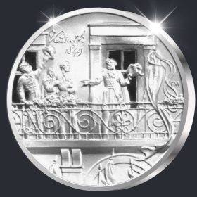 Kossuth 1849 A Szabadságharc emlékére - ezüst