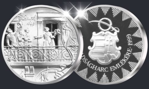 Kossuth 1849 A Szabadságharc emlékére - ezüst