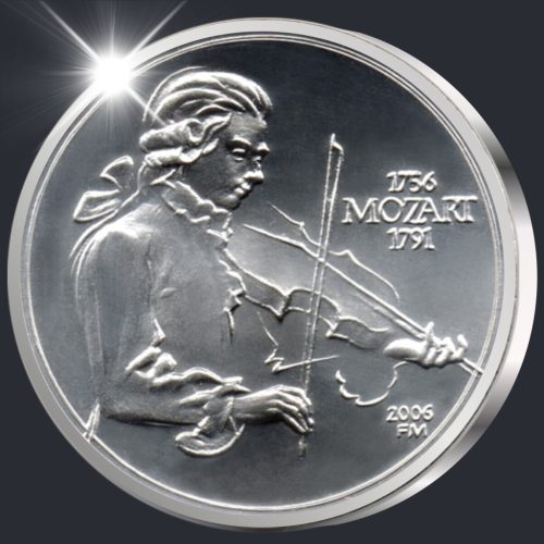 Wolfgang Amadeus Mozart - ezüst