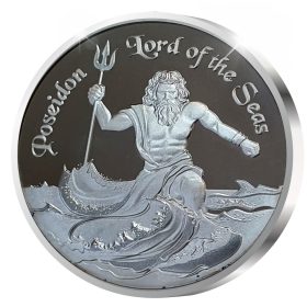 Poseidon - Lord of the Seas - ezüstözött bronz