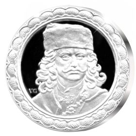 II. Rákóczi Ferenc - ezüstözött bronz