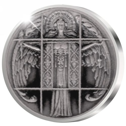 Róth Miksa - ezüstözött bronz
