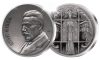 Róth Miksa - ezüstözött bronz