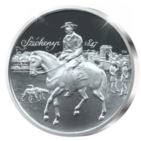 Széchenyi 1847 A Reformkor emlékére - ezüstözött bronz
