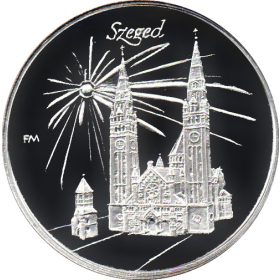 Szegedi Dóm - ezüstözött bronz