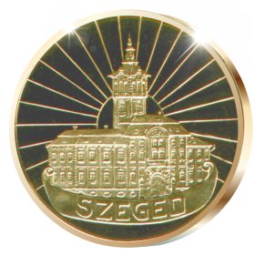 Szeged Városháza - aranyozott bronz