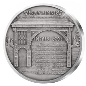 Székelyföld 80 mm - ezüstözött bronz