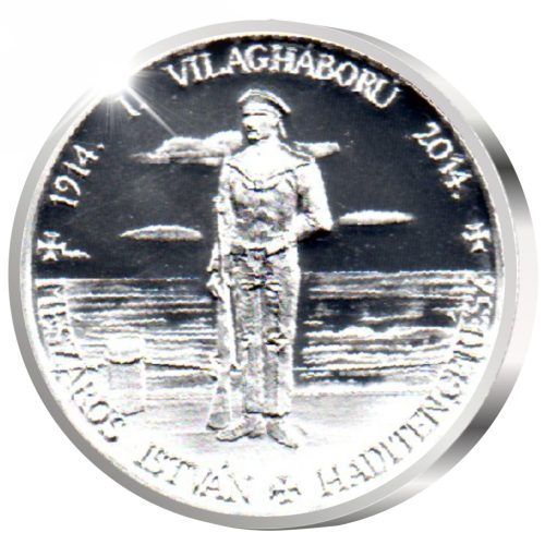 Szent István csatahajó - ezüstözött bronz