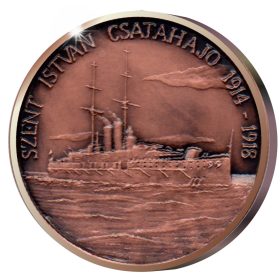 Szent István csatahajó - bronz