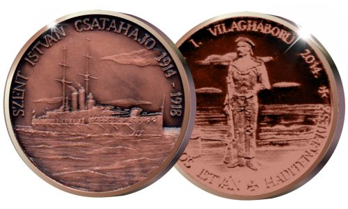 Szent István csatahajó - bronz