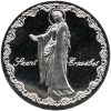 Szent Erzsébet - ezüstözött bronz
