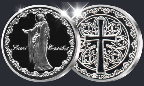 Szent Erzsébet - ezüst