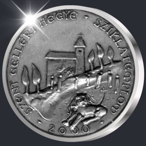 Buda, Szent István - Szent Gellért Sziklatemplom - ezüst