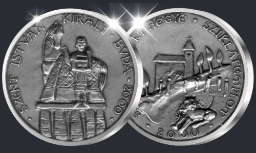 Buda, Szent István - Szent Gellért Sziklatemplom - ezüst