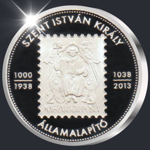 Szent István király - ezüst