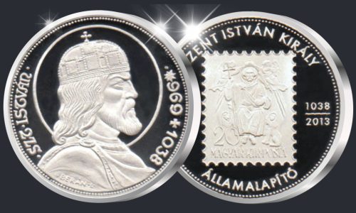Szent István király - ezüst