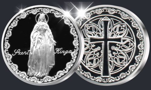 Szent Kinga - ezüst
