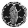 Szent Margit - ezüstözött bronz