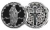 Szent Margit - ezüstözött bronz