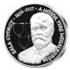 Zala György - ezüstözött bronz